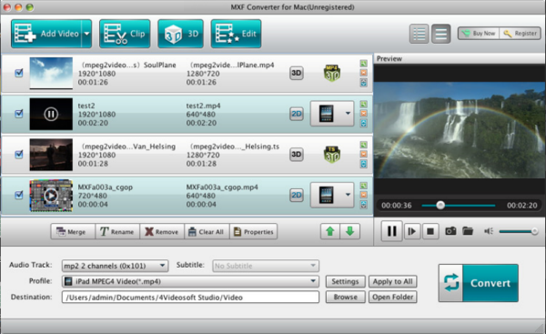 4Videosoft MXF Converter (for Windows or Mac)