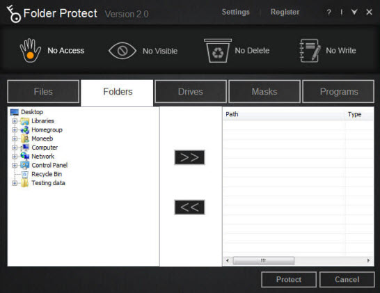 Folder Protect for Windows 10/8/7