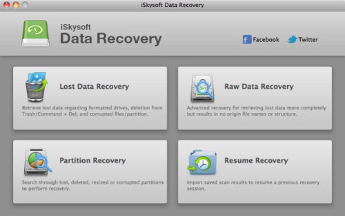 iSkysoft Data Recovery for Mac is a safe, fast and cose-effective Mac data recovery application that helps you recover lost files in a few clicks.