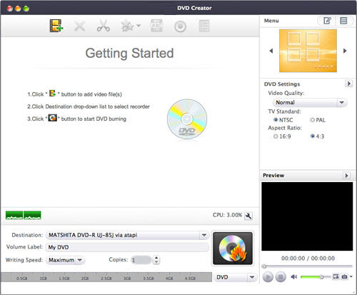 DVD Creator for macOS 10.12 Sierra